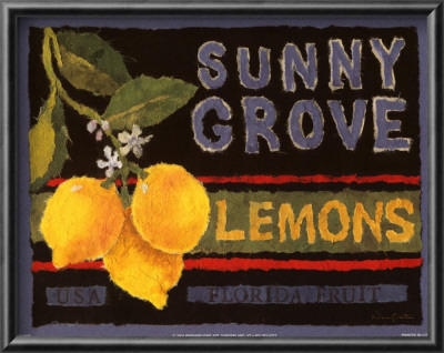 Lemon Crate Label by Nancy Overton Pricing Limited Edition Print image