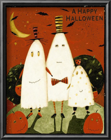 Happy Halloween Ghosts by Dan Dipaolo Pricing Limited Edition Print image