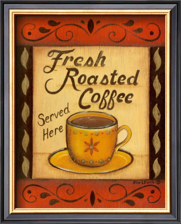Fresh Roasted Coffee by Kim Lewis Pricing Limited Edition Print image