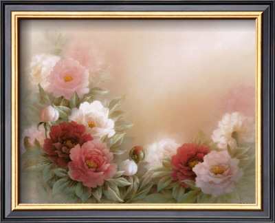 Blooming Peonies by T. C. Chiu Pricing Limited Edition Print image