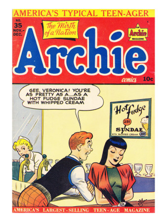 Archie Comics Retro: Archie Comic Book Cover #35 (Aged) by Bill Vigoda Pricing Limited Edition Print image