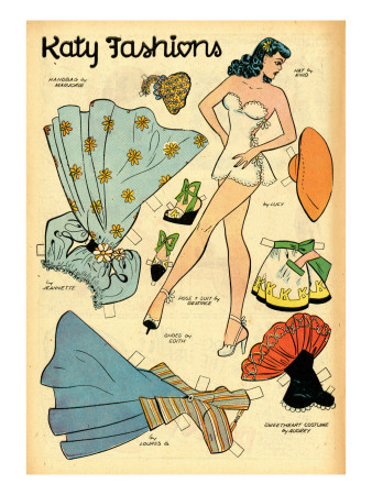 Archie Comics Retro: Katy Keene Fashions (Aged) by Bill Woggon Pricing Limited Edition Print image
