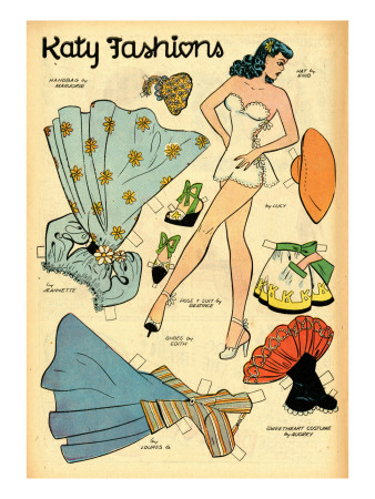 Archie Comics Retro: Katy Keene Fashions (Aged) by Bill Woggon Pricing Limited Edition Print image