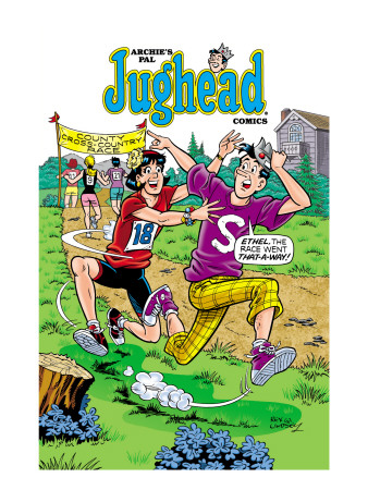 Archie Comics Cover: Jughead #196 County Cross-Country Race With Ethel by Rex Lindsey Pricing Limited Edition Print image