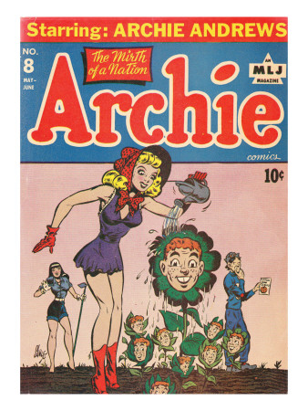 Archie Comics Retro: Archie Comic Book Cover #8 (Aged) by Harry Sahle Pricing Limited Edition Print image