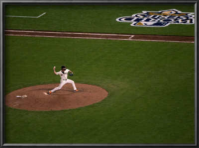 Texas Rangers V San Francisco Giants, Game 1: Brian Wilson by Doug Pensinger Pricing Limited Edition Print image