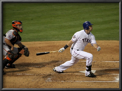 San Francisco Giants V Texas Rangers, Game 3: Mitch Moreland by Doug Pensinger Pricing Limited Edition Print image