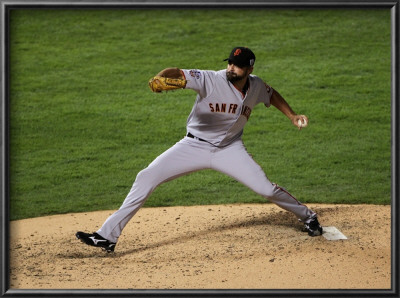 San Francisco Giants V Texas Rangers, Game 3: Jeremy Affeldt by Doug Pensinger Pricing Limited Edition Print image