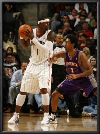 Phoenix Suns V Charlotte Bobcats: Stephen Jackson And Josh Childress by Brock Williams Smith Pricing Limited Edition Print image