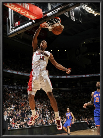 New York Knicks V Toronto Raptors: Demar Derozan by Ron Turenne Pricing Limited Edition Print image