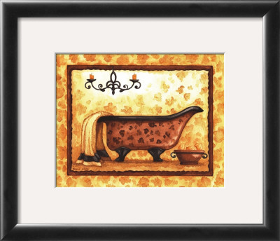 Mocha Leopard Bath Ii by Diane Knott Pricing Limited Edition Print image