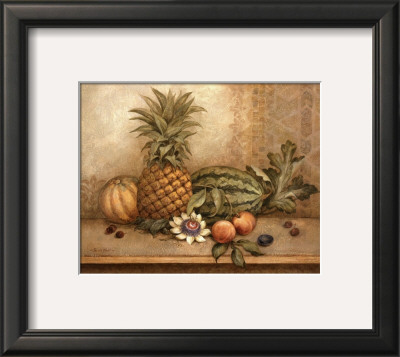 Pineapple And Passion Flower by Pamela Gladding Pricing Limited Edition Print image