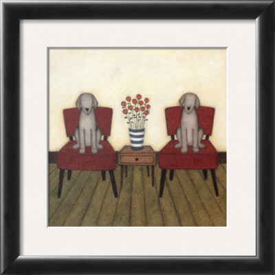 Two Dogs by Helga Sermat Pricing Limited Edition Print image