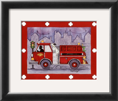 Firetruck by Marnie Bishop Elmer Pricing Limited Edition Print image