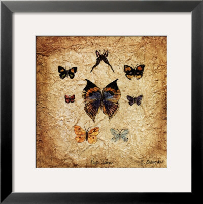 Papillons I by Claudette Beauvais Pricing Limited Edition Print image