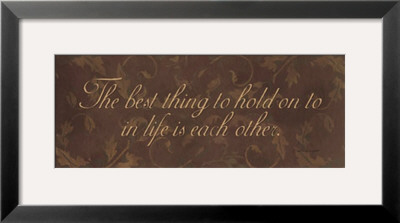 The Best Thing To Hold On To In Life by Stephanie Marrott Pricing Limited Edition Print image