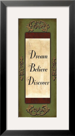 Dream, Believe, Discover by Debbie Dewitt Pricing Limited Edition Print image