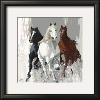 Les Chevaux I by Bernard Ott Pricing Limited Edition Print image