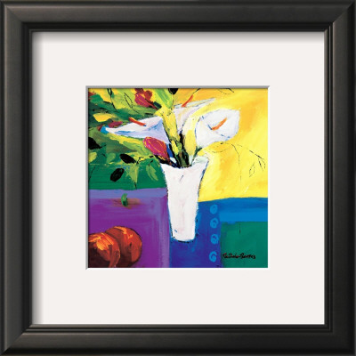 White Callas With Apples by Natasha Barnes Pricing Limited Edition Print image