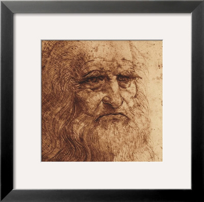 Self Portrait (Detail) by Leonardo Da Vinci Pricing Limited Edition Print image