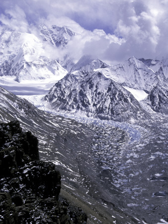 Pumori Seen From Ronbuk Glacier, Tibet by Michael Brown Pricing Limited Edition Print image