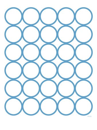 Blue Circles by Avalisa Pricing Limited Edition Print image