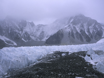 East Ronbuk Glacier, Nepal by Michael Brown Pricing Limited Edition Print image