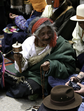 Old Man, Tibet by Michael Brown Pricing Limited Edition Print image