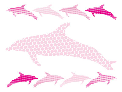 Pink Dolphin Family by Avalisa Pricing Limited Edition Print image