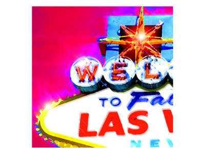 Welcome To Vegas, Las Vegas by Tosh Pricing Limited Edition Print image