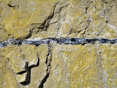 Layer Of Flint Chert Silex In Chalk Cliff At Cap Blanc-Nez, Cote D'opale, France by Philippe Clement Pricing Limited Edition Print image