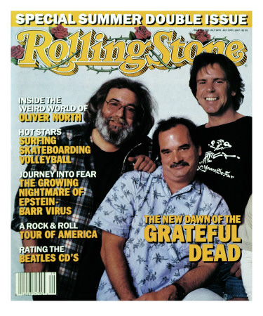 Grateful Dead, Rolling Stone No. 504/505, July 1987 by Michael O'neill Pricing Limited Edition Print image