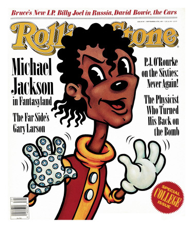 Michael Jackson, Rolling Stone No. 509, September 1987 by Anita Kunz Pricing Limited Edition Print image