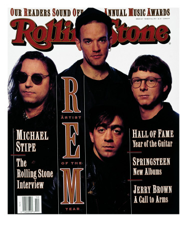 Rem, Rolling Stone No. 625, March 1992 by Albert Watson Pricing Limited Edition Print image