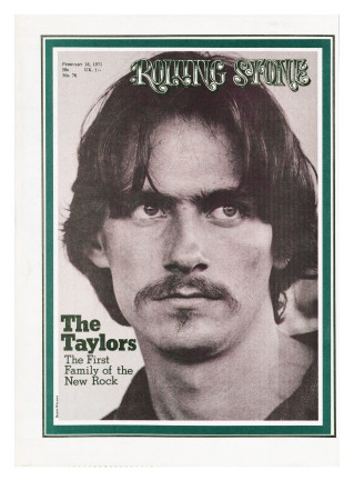 James Taylor, Rolling Stone No. 76, February 28, 1971 by Baron Wolman Pricing Limited Edition Print image