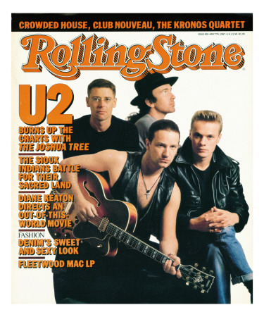 U2, Rolling Stone No. 499, May 7, 1987 by Anton Corbijn Pricing Limited Edition Print image