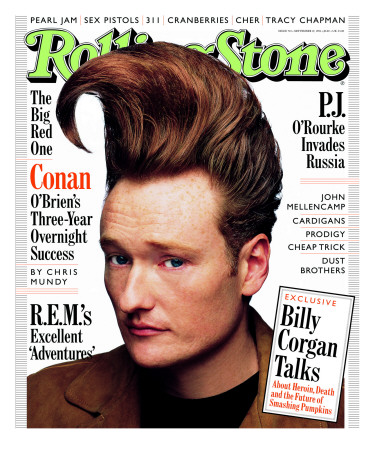Conan O'brien, Rolling Stone No. 743, September 1996 by Mark Seliger Pricing Limited Edition Print image