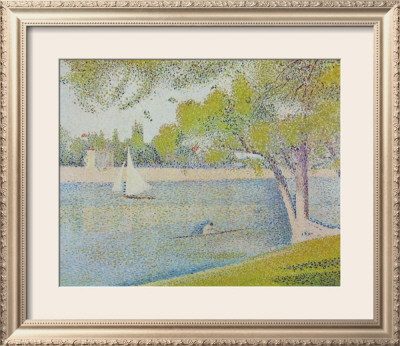 The Seine At Courbevoie, C.1886 by Georges Seurat Pricing Limited Edition Print image