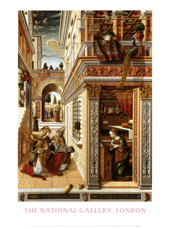 Annunciation With Saint Emidius by Carlo Crivelli Pricing Limited Edition Print image
