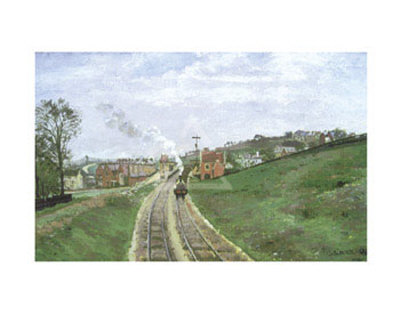 Lordship Lane Station, Dulwich by Camille Pissarro Pricing Limited Edition Print image