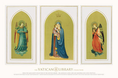 Madonna And Child Triptych by Fra Angelico Pricing Limited Edition Print image