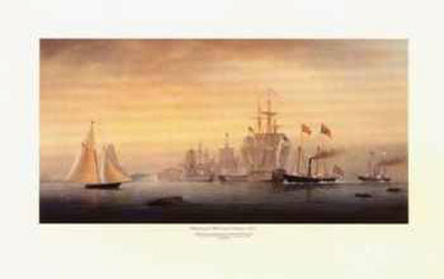 America And Victoria And Albert, 1851 (Signed) by Tim Thompson Pricing Limited Edition Print image