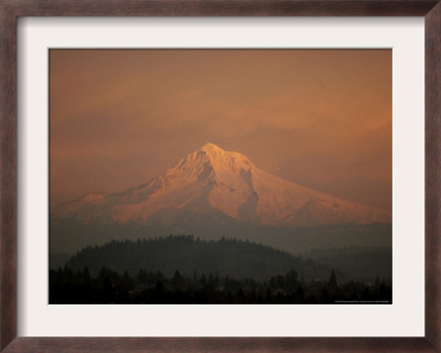 Winter Sunset, Portland, Oregon by Rick Bowmer Pricing Limited Edition Print image