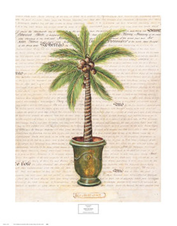 Palm With Pot D'anduze by Samantha Archetti Pricing Limited Edition Print image
