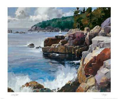 Rocky Coast by Steven Songer Pricing Limited Edition Print image