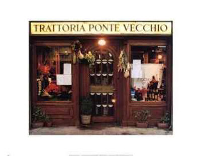 Trattoria Ponte Vecchio by Zeny Cieslikowski Pricing Limited Edition Print image