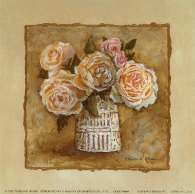 Cottage Roses Iv by Kate Mcrostie Pricing Limited Edition Print image
