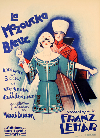 La Mazourka Bleue (C.1930) by Georges Dola Pricing Limited Edition Print image