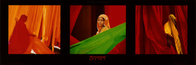 Couleur Rouge, Triptyque by Xavier Zimbardo Pricing Limited Edition Print image