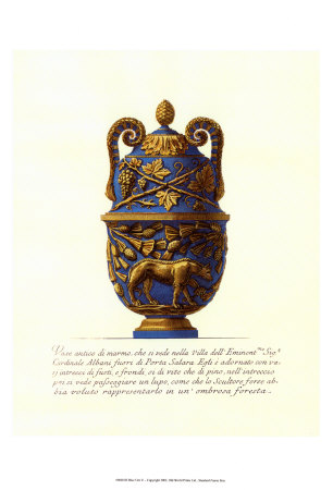 Blue Urn Iii by Giovanni Battista Piranesi Pricing Limited Edition Print image